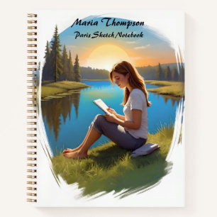 Journal-Tagebuch für benutzerdefinierte Sketch-Rei Notizbuch