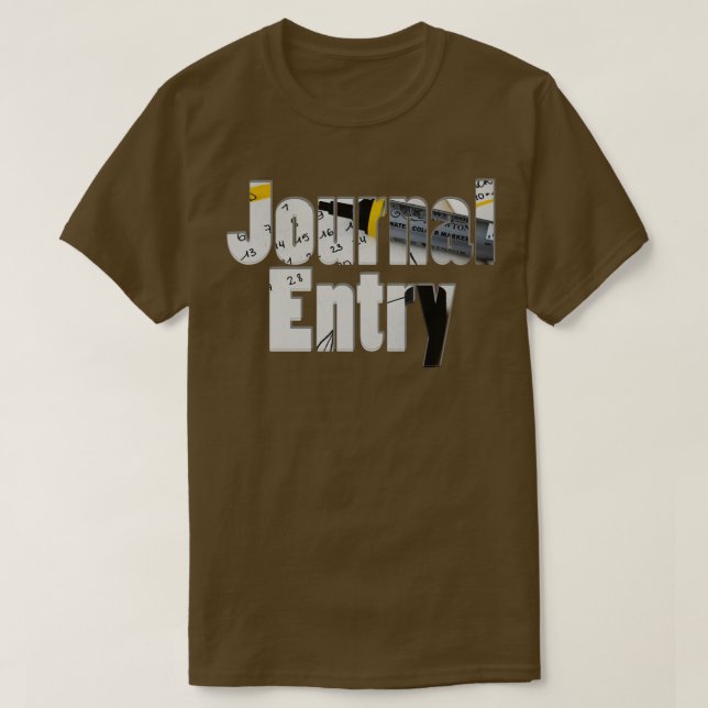 Journaleintrag T-Shirt (Design vorne)