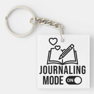 Journaling-Modus Ein Bullet Journal Tagebuch Schre Schlüsselanhänger