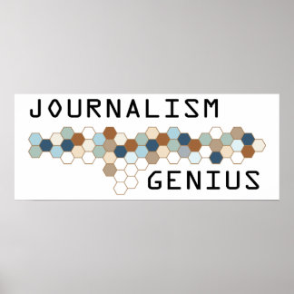 Journalismus Genius Poster