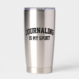 Journalismus ist mein Sport Thermobecher