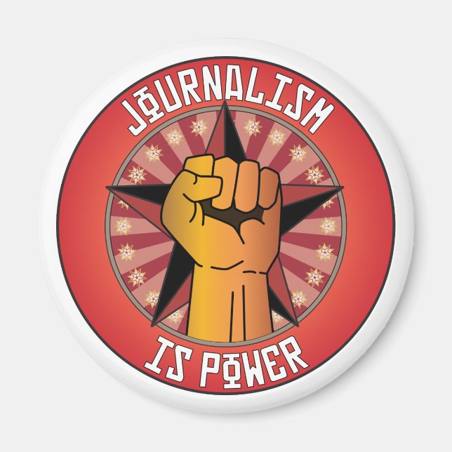 Journalismus ist Power Magnet (Vorne)