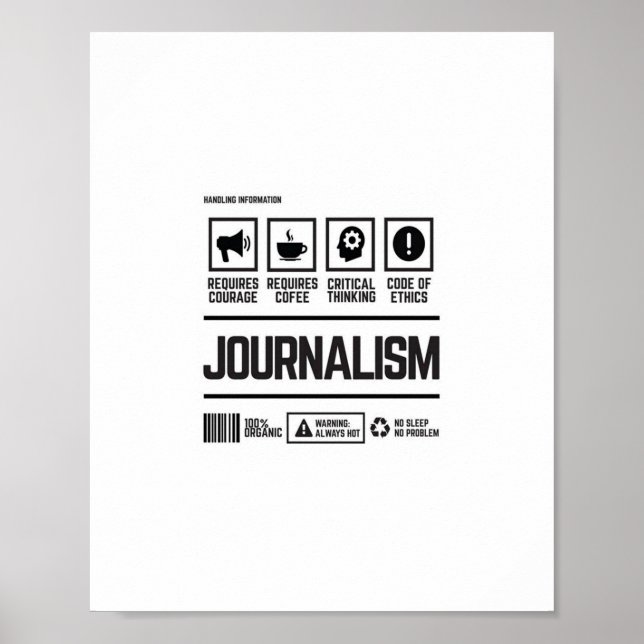 Journalismus Poster (Vorne)