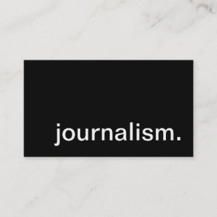 Journalismus Visitenkarte