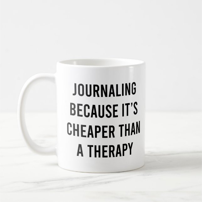 Journalismus, weil es billiger ist als eine Therap Kaffeetasse (Links)