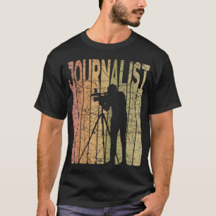 Journalist Vintage-Journalismus Retro T-Shirt