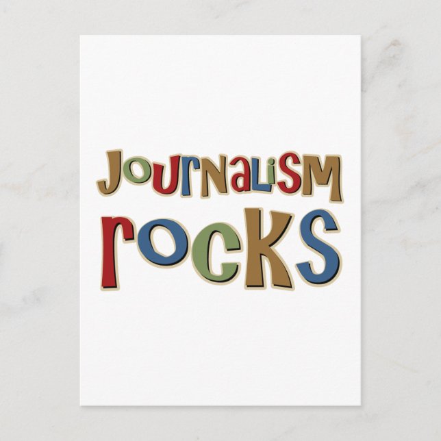 Journalistenrocks Postkarte (Vorderseite)