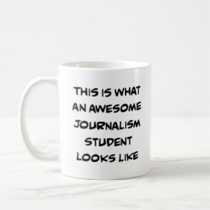 Journalistenstudent, phantastisch kaffeetasse
