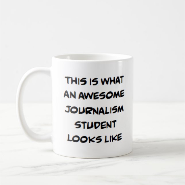Journalistenstudent, phantastisch kaffeetasse (Links)