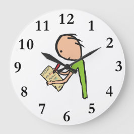 Journalistin Große Wanduhr