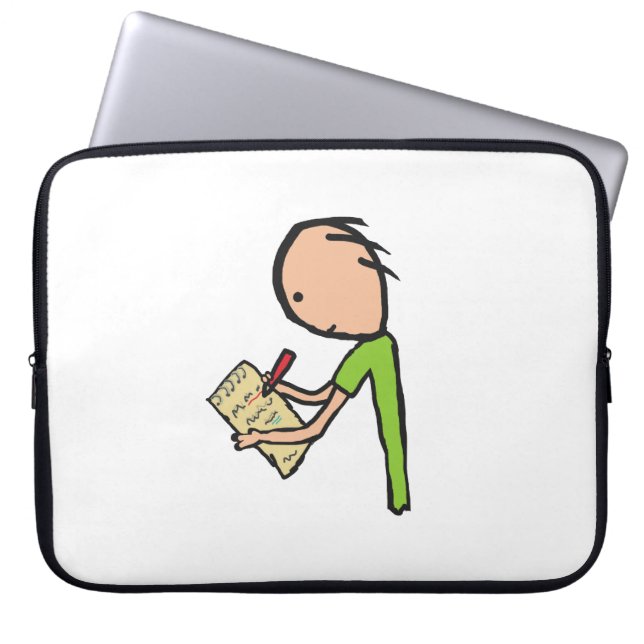 Journalistin Laptopschutzhülle (Vorderseite)