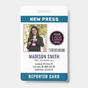 Journalistischer Pressepass  Foto-ID  Ausweis