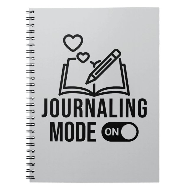 Journalmodus im Bullet-Journal-Tagebuch Notizblock (Vorderseite)