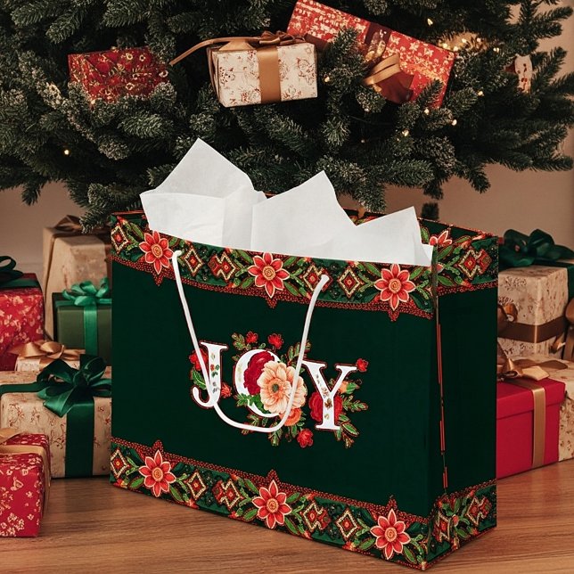 JOURNE-Weihnachtsgrenze Große Geschenktüte (Von Creator hochgeladen)