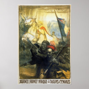 "Journee de l'Armee d'Afrique" (Leinwand) Poster