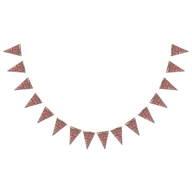Journey Aborigine Art Bunting Wimpelkette (Alle)