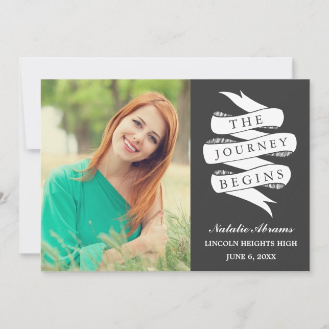 Journey | Einladung zur benutzerdefinierten Farbab (Vorderseite)