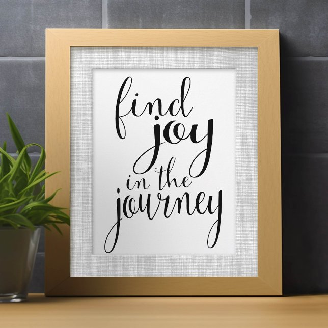 Journey finden - Inspiration Zitat (Small poster)