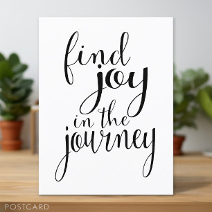 Journey finden - Inspiration Zitat Postkarte
