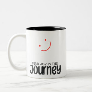 Journey finden zweifarbige tasse