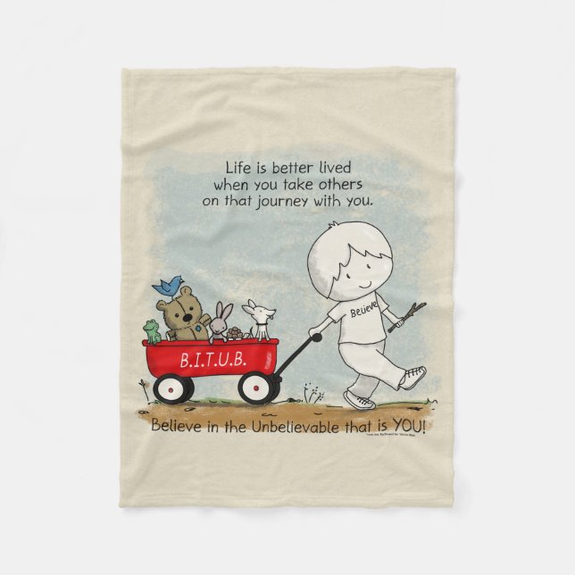 Journey Fleecedecke (Vorderseite)