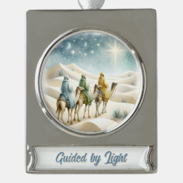Journey of the Magi – Epiphany Banner Design Banner-Ornament Silber