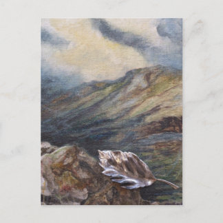 "Journey On" leaf Postkarte