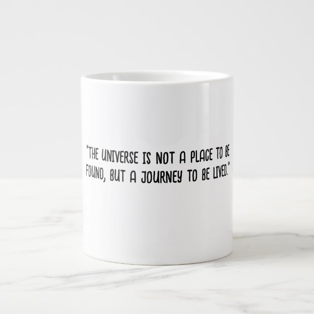Journey Through the Universe Specialty Mug Jumbo-Tasse (Vorderseite)