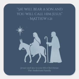 Journey to Bethlehem Sticker – Mary and Joseph 