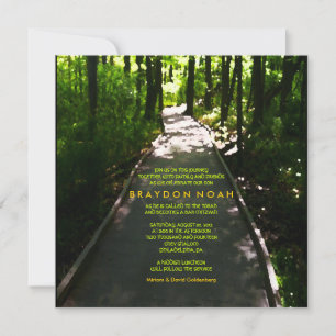 Journey Watercolor Bar Bat Mitzvah Einladung