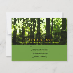 Journey Watercolor Bar Bat Mitzvah Reply-Karte RSVP Karte