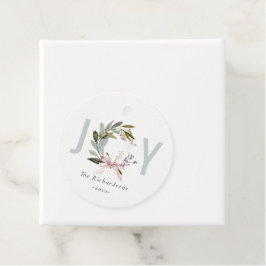 Joush Blush Blue Green Winter Weihnachtskranz Geschenkanhänger