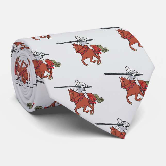 Jousting Knight Krawatte (Gerollt)