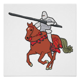 Jousting Knight Poster