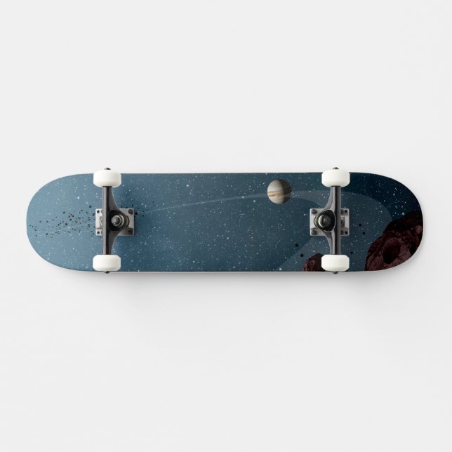 Jovian Trojans Asteroids. Skateboard (Horizontal)