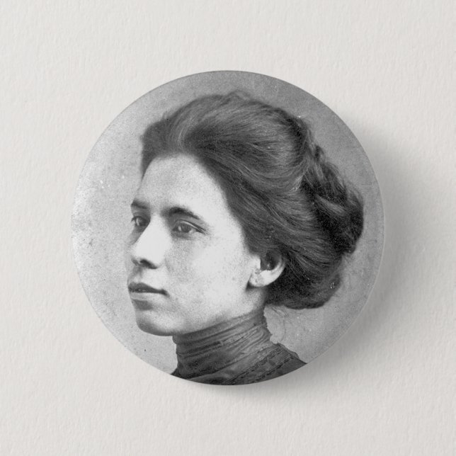 Jovita Idar mexikanischer Tejana Suffrage-Journali Button (Vorderseite)