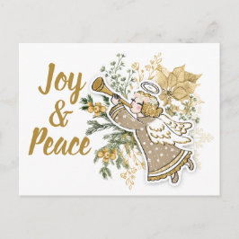 Joy and Peace Angel Postkarte