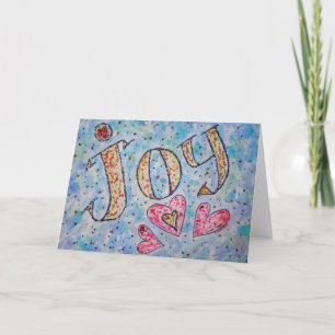 Joy Art Greeting Card Karte
