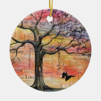 "Joy" Art Ornament
