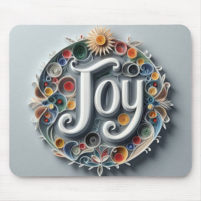 "Joy at Your Fingertips Mousepad (Vorne)