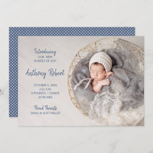 Joy Baby Boy Foto Geburtshinweise