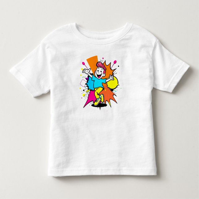 Joy-Burst Kleinkind T-shirt (Vorderseite)