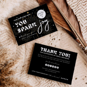Joy Business Branding Shop Danke Produktkarte Einladung