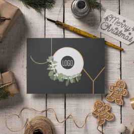 Joy Business Logo Happy Holidays Kein Foto Urlaub Feiertagskarte