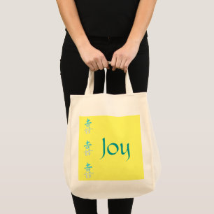 Joy - Chinesisches Symbol Tote Bag Tragetasche