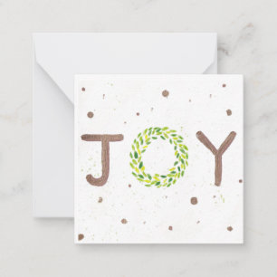Joy Christmas Card Mitteilungskarte