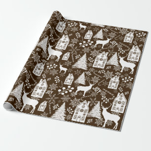 Joy Christmas Geschenkpapier