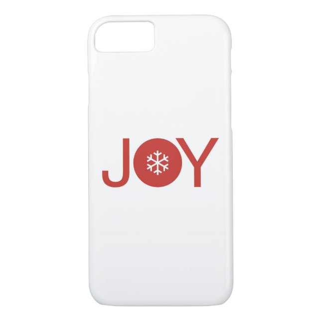 Joy Christmas iPhone 8/7 Fall Case-Mate iPhone Hülle (Rückseite)