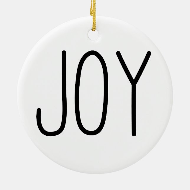 JOY - CHRISTMAS ORNAMENT (Hinten)