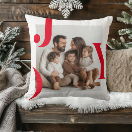 JOY Christmas | Personalisiertes Foto Kissen
